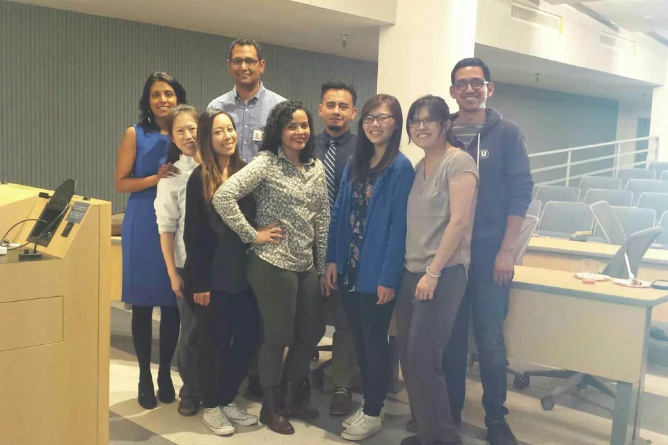 Lab member celebrate one of their own successfully defending his PHD thesis.